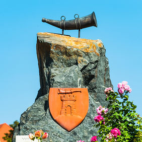 Skulptur am Kreisverkehr